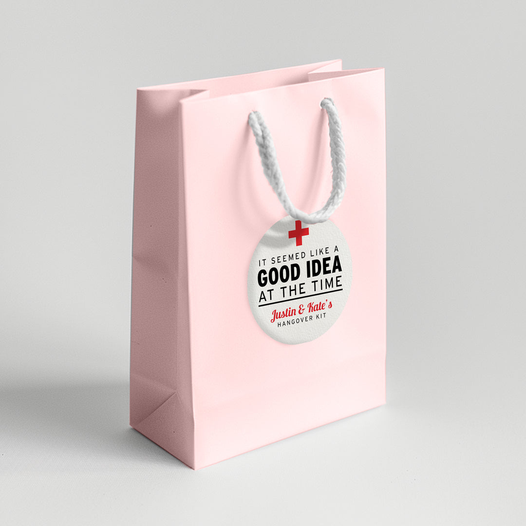 Good Idea Hangover Favor Labels - iCustomLabel