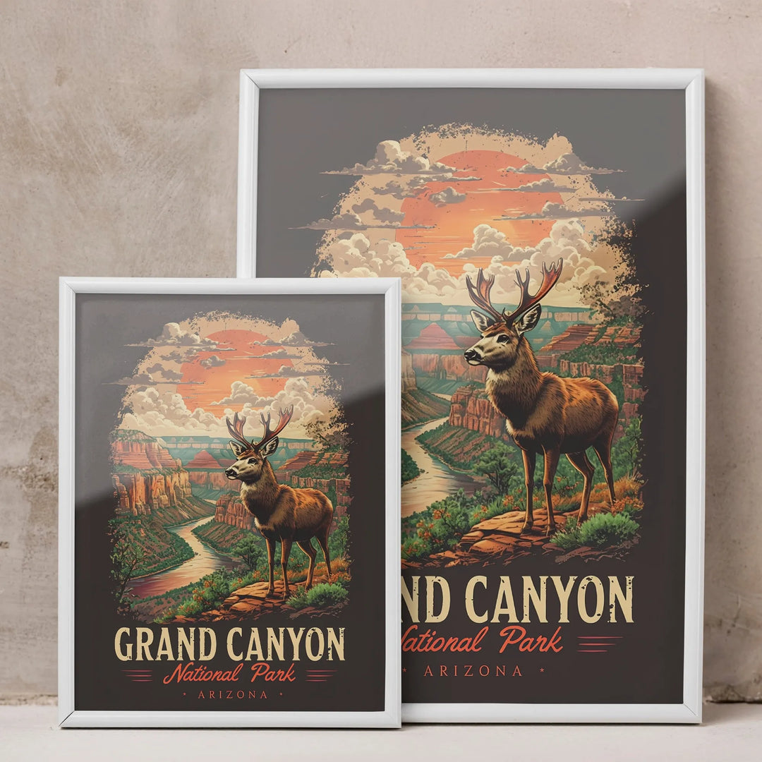 Grand Canyon National Park Vintage Poster - iCustomLabel