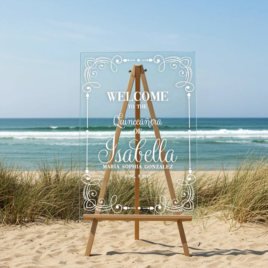 Gratitude Quinceanera Sign - iCustomLabel