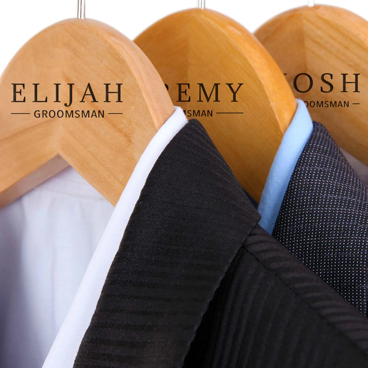 Groomsmen Gift Wedding Hanger - iCustomLabel