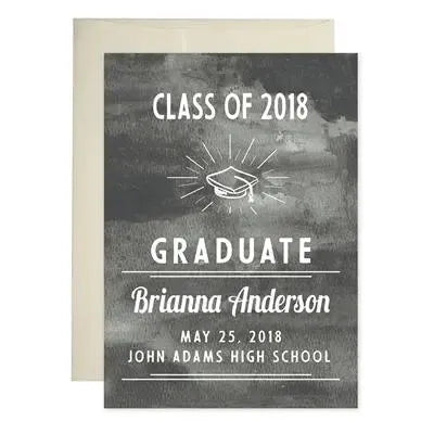 Grunge Graduation Announcements - iCustomLabel