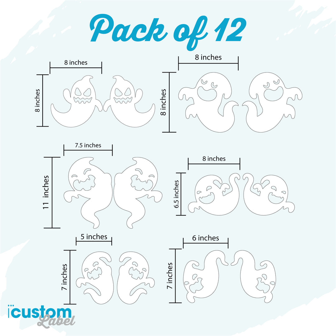 Halloween Ghosts Garage Magnet - iCustomLabel