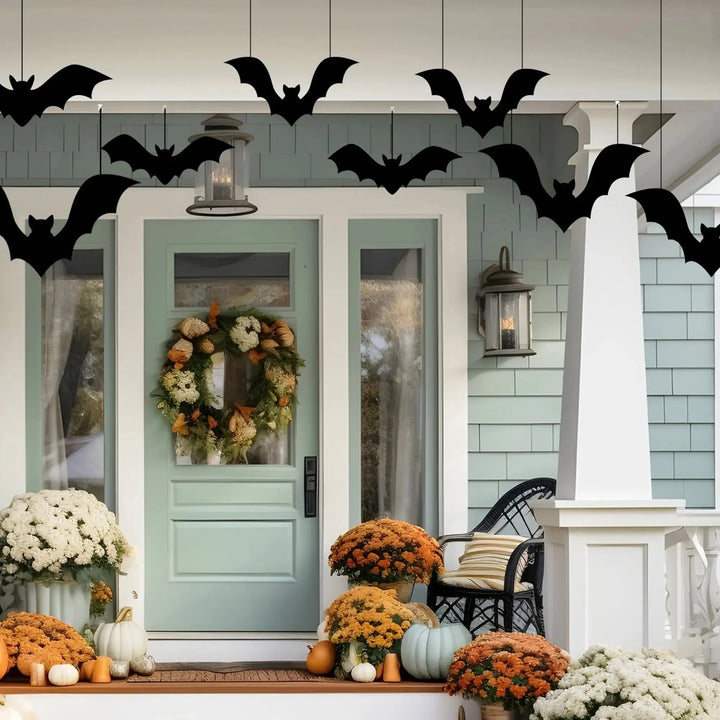 Halloween Hanging Bats - iCustomLabel