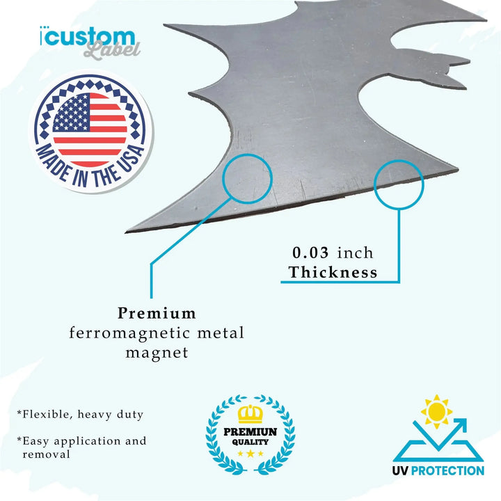 Halloween Magnet Bats - iCustomLabel