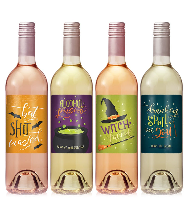 Work Makes You Drink Wine Label Set