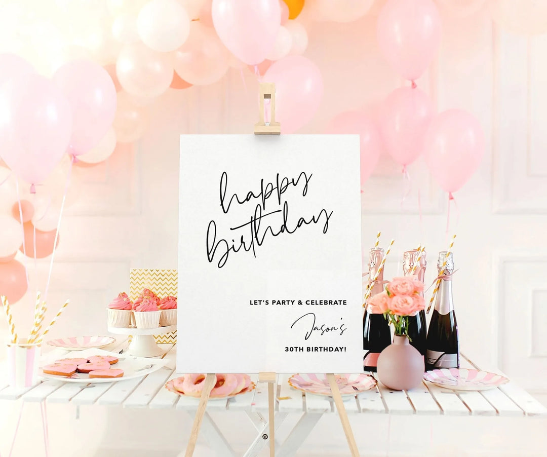 Hampshire Birthday Sign - iCustomLabel