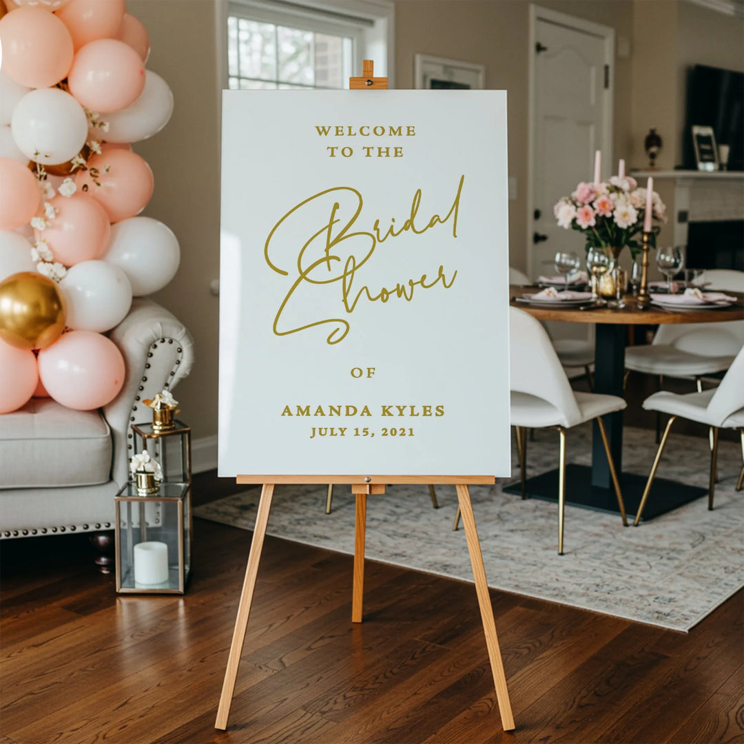 Hampshire Bridal Shower Welcome Sign - iCustomLabel