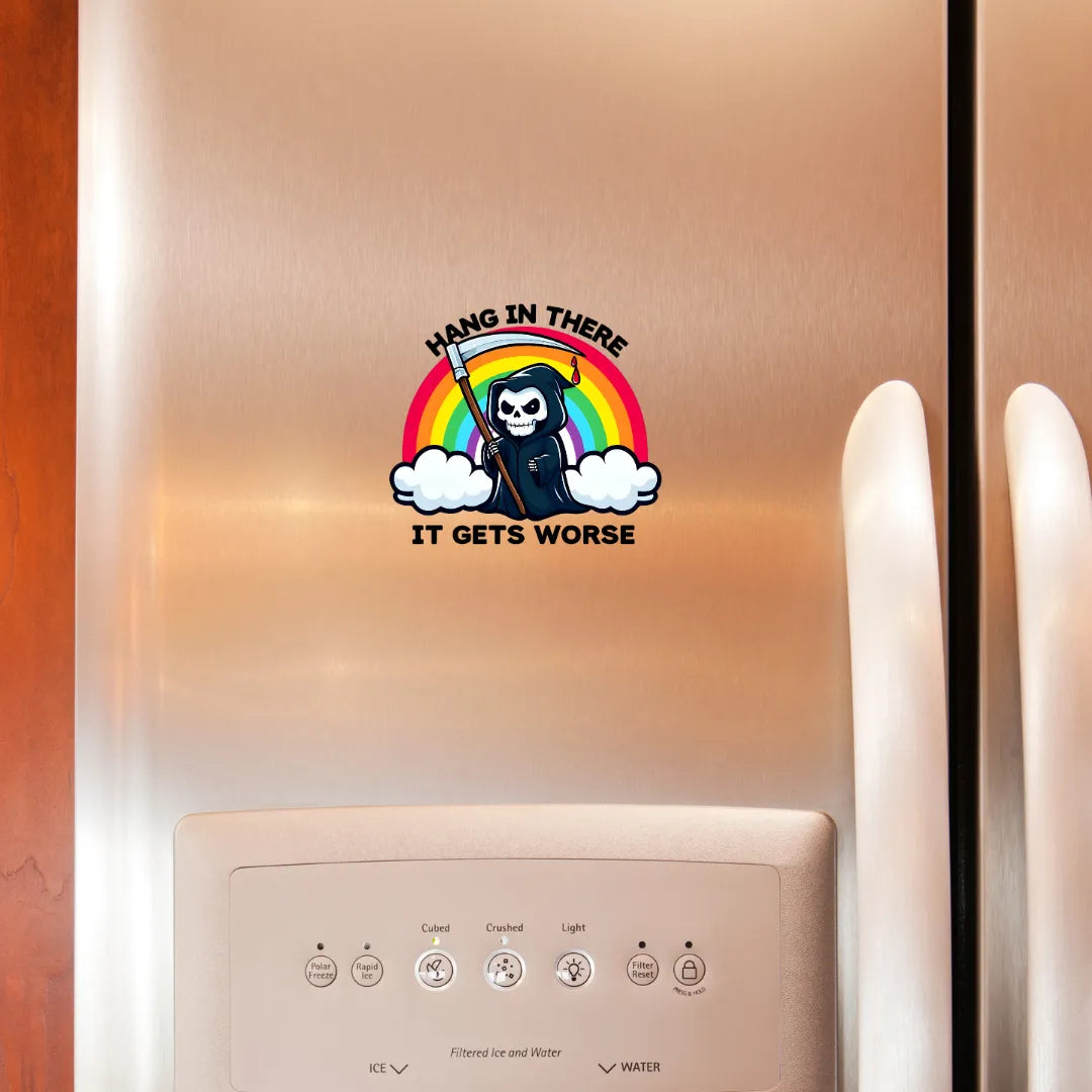 Hang In There Fridge Magnet - iCustomLabel