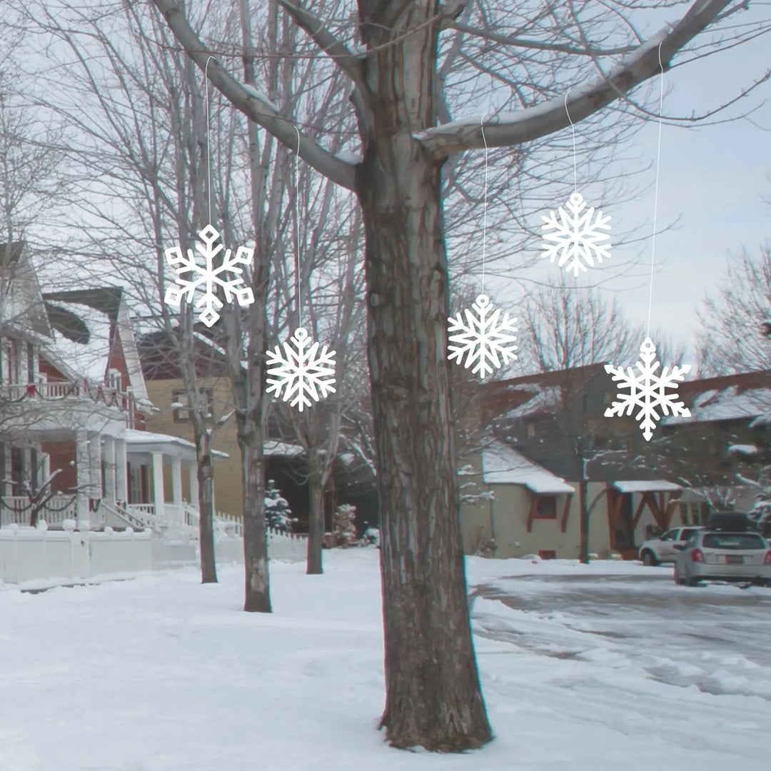 Hanging Snowflakes - iCustomLabel