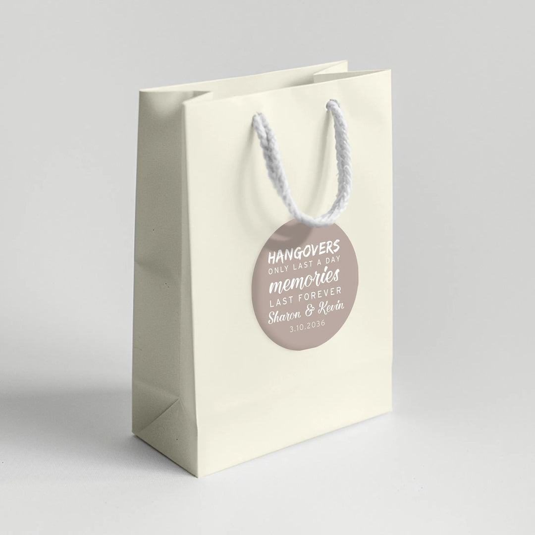 Hangover Memories Favor Labels - iCustomLabel