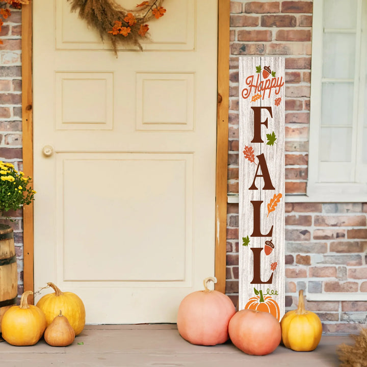 Happy Fall Welcome Porch Sign - iCustomLabel