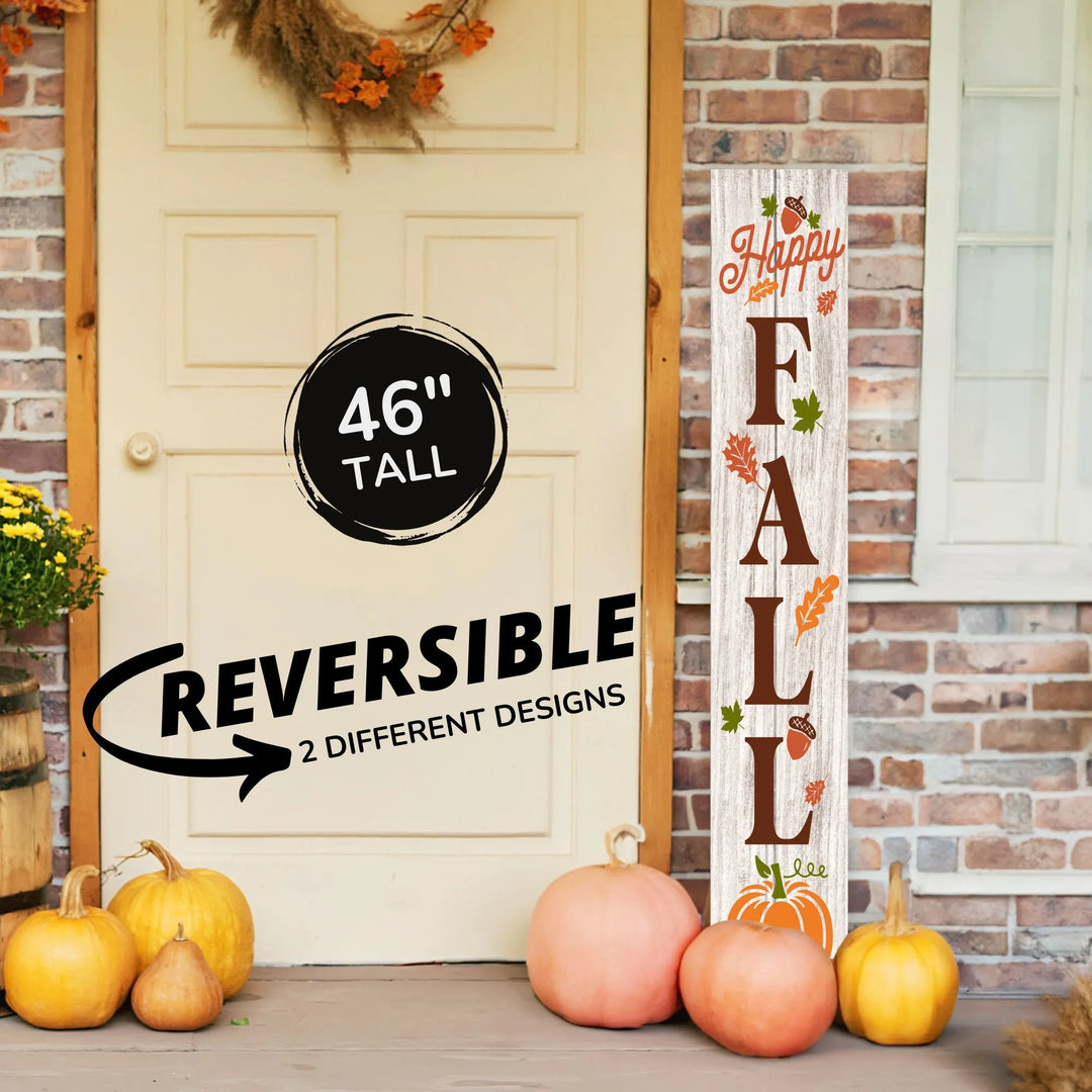 Happy Fall Welcome Porch Sign - iCustomLabel