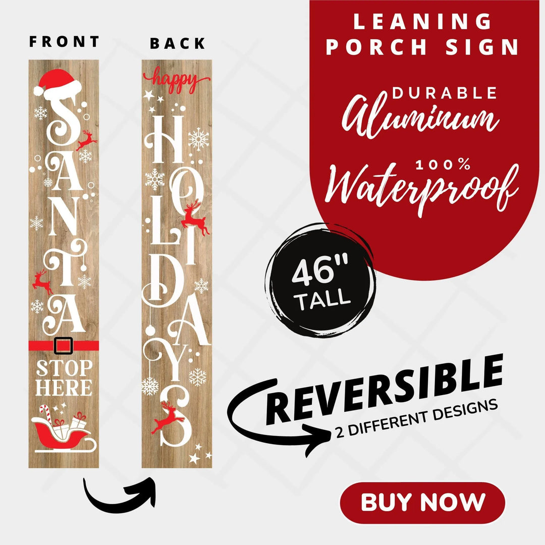 Happy Holidays Porch Sign - iCustomLabel
