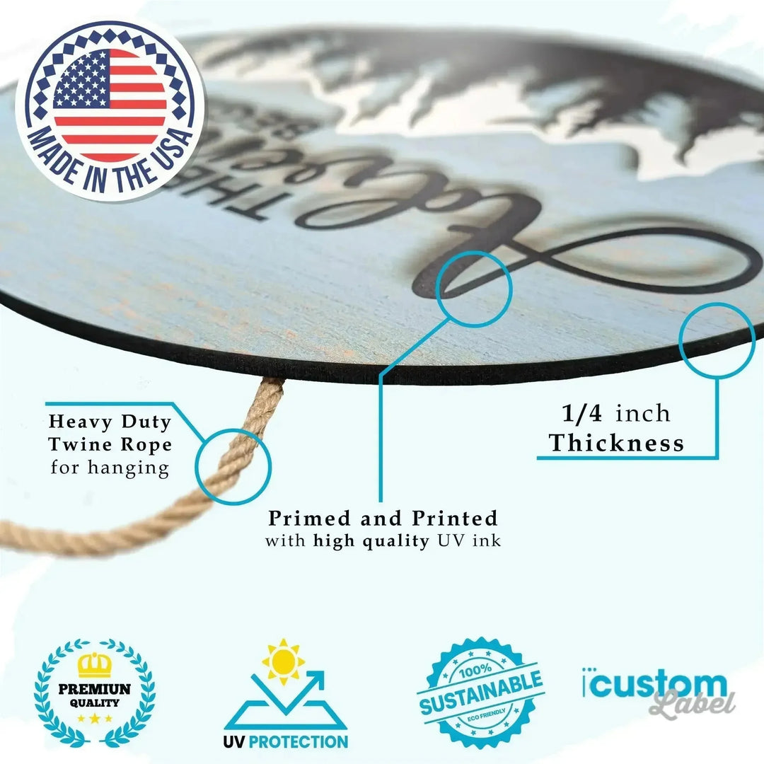 Thankful and Blessed Door Decorations - iCustomLabel