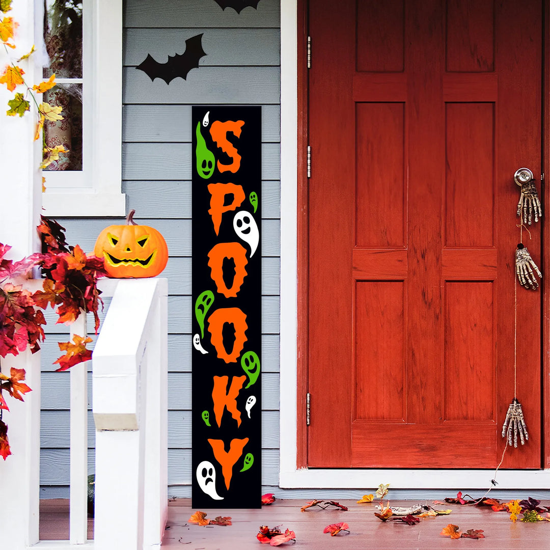 Haunted House Halloween Porch Sign - iCustomLabel