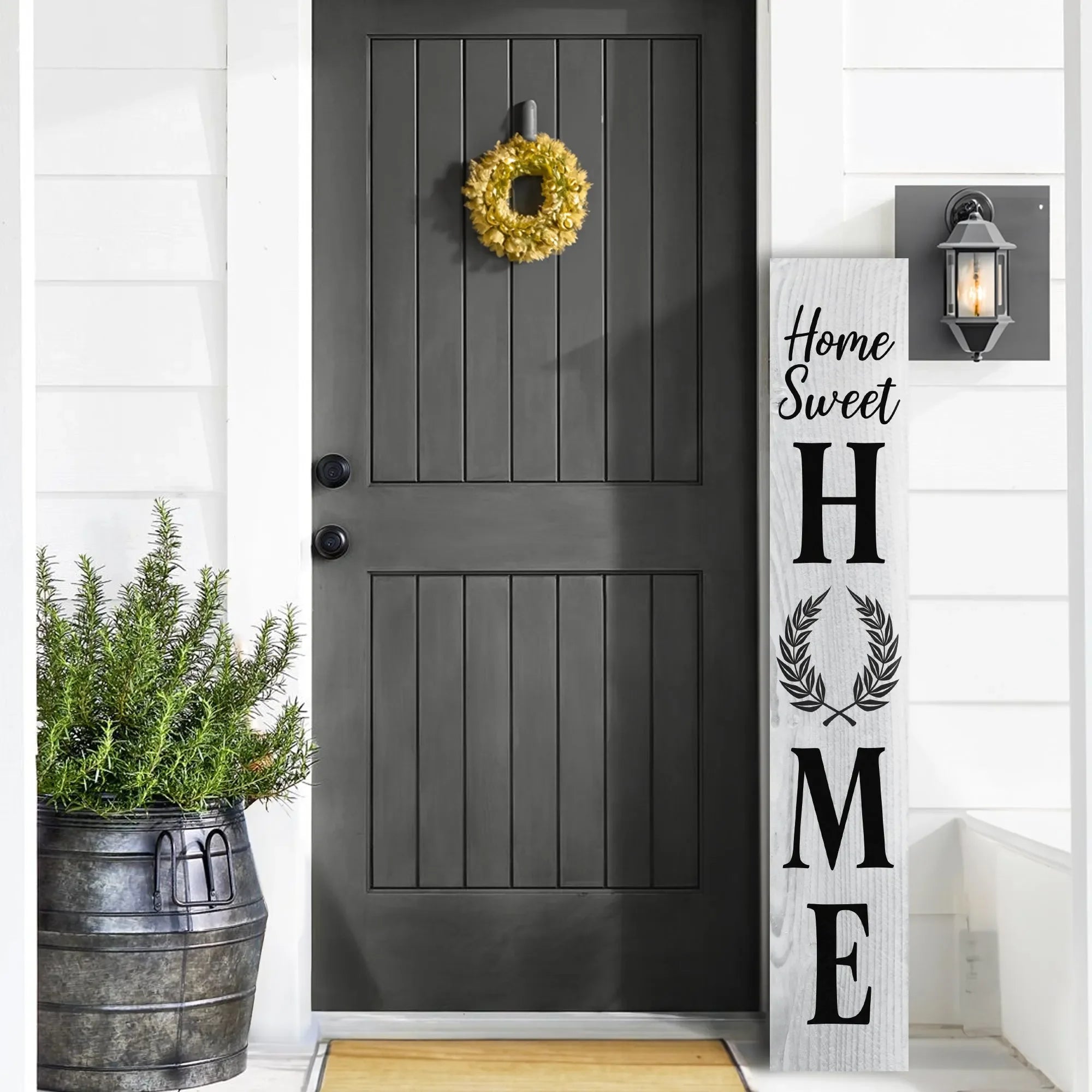 Hello Friends Welcome Sign | Friendly Porch Leaner – iCustomLabel
