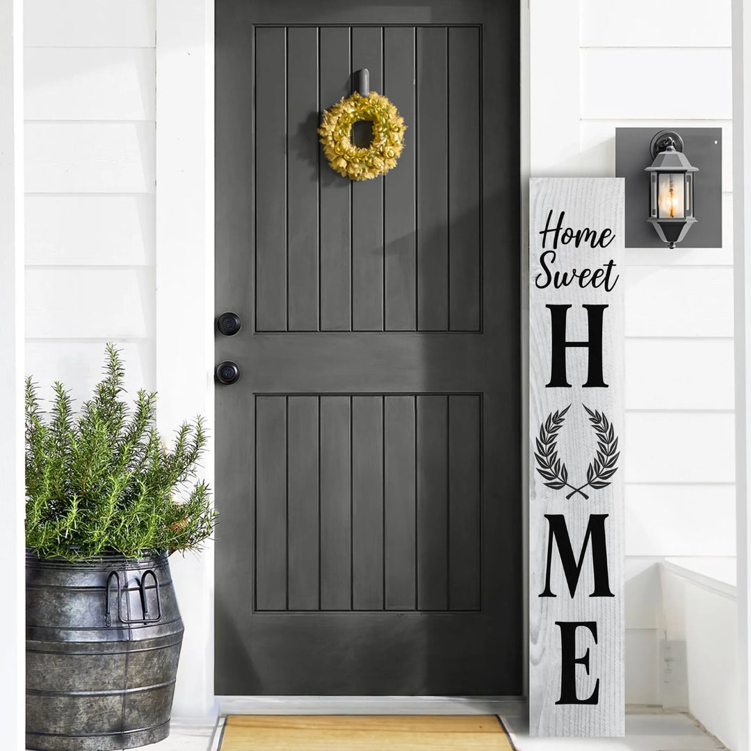 Hello Friends Porch Leaner Welcome Sign - iCustomLabel
