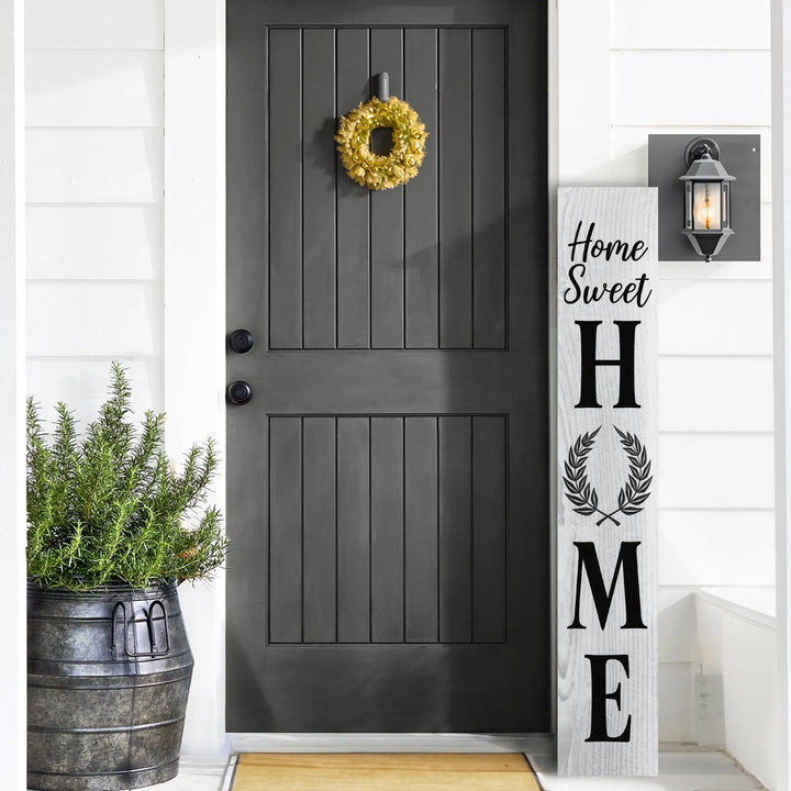 Hello Friends Porch Leaner Welcome Sign - iCustomLabel