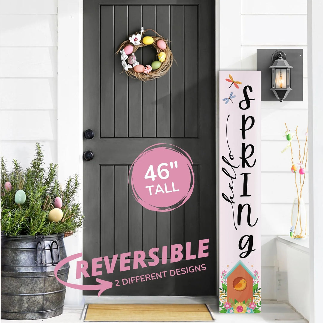 Hello Spring Porch Sign - iCustomLabel