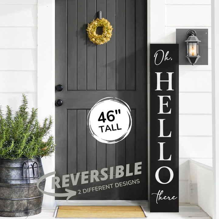 Hello There Porch Leaner Welcome Sign - iCustomLabel