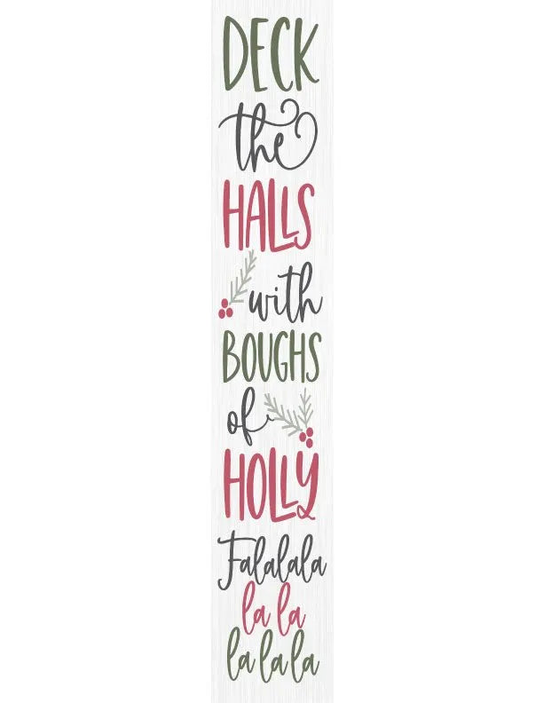 Here Comes Santa Claus Christmas Porch Sign - iCustomLabel