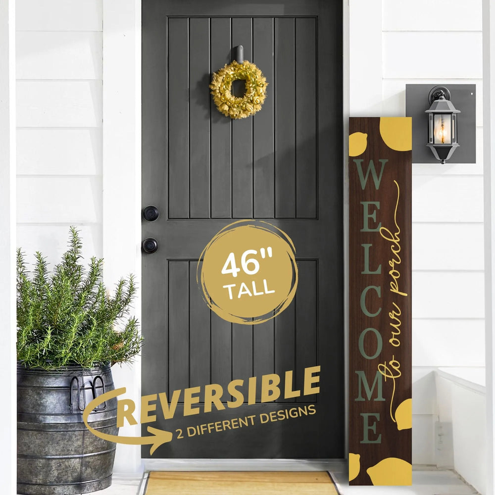 Hey There Sunshine Porch Leaner Welcome Sign - iCustomLabel