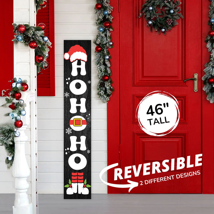 Ho Ho Ho Christmas Porch Sign - iCustomLabel