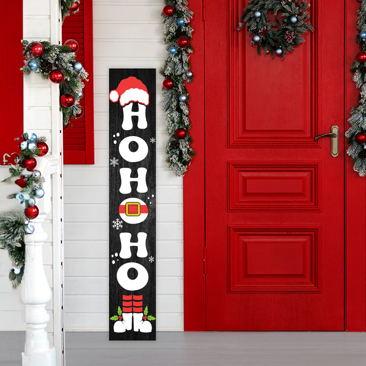 Ho Ho Ho Christmas Porch Sign - iCustomLabel