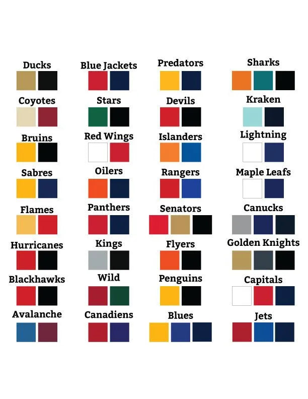 Hockey Home Porch Leaner Welcome Sign - iCustomLabel