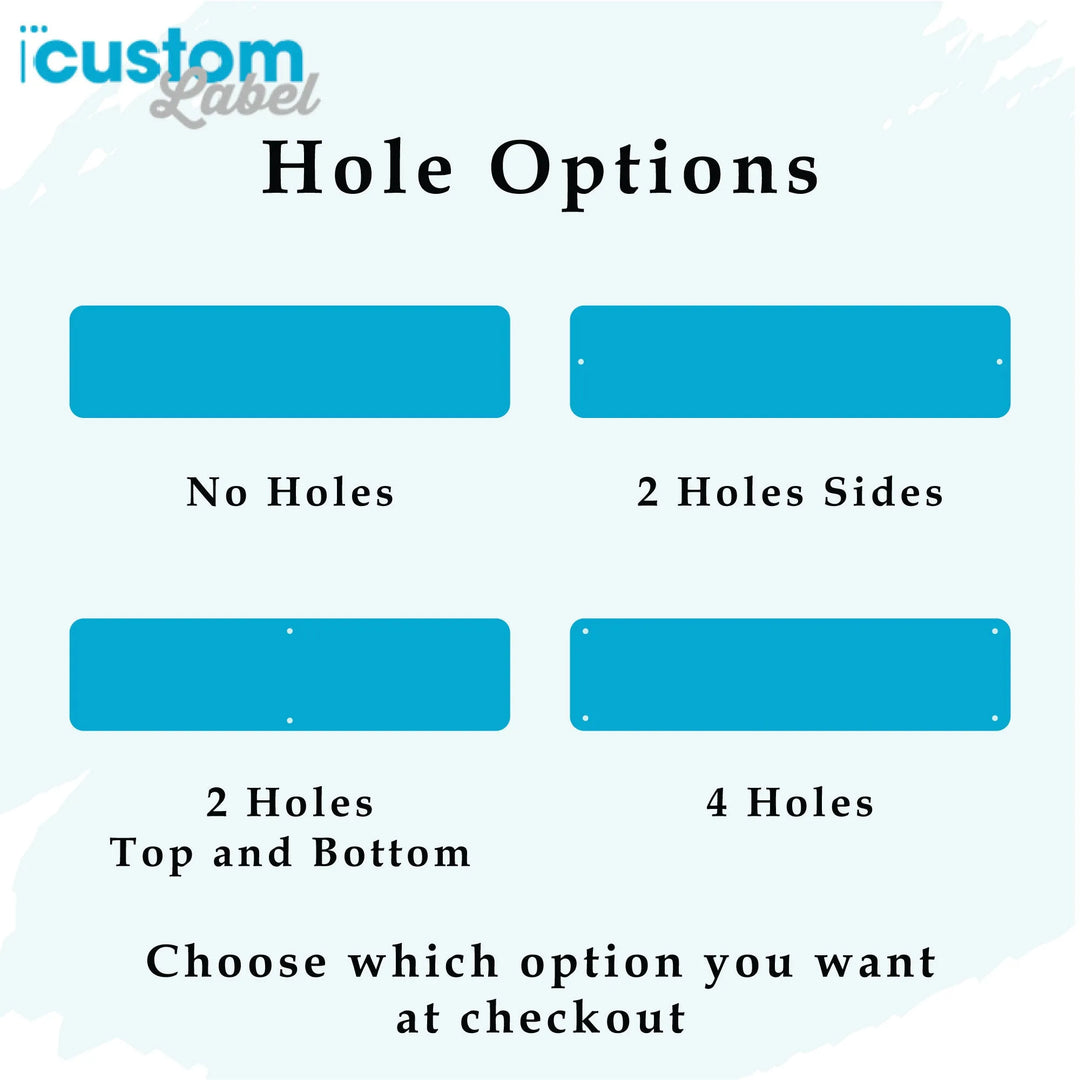 Hockey Street Sign Metal Sign - iCustomLabel