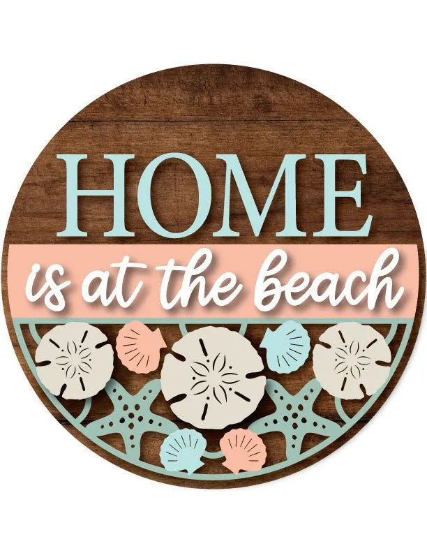 Home Is At The Beach House Decor - iCustomLabel