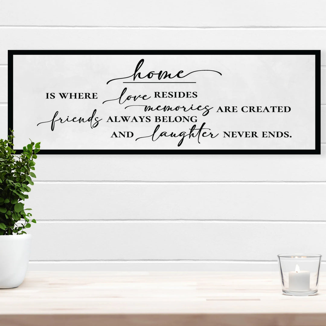 Home Memories Modern Wall Decor - iCustomLabel