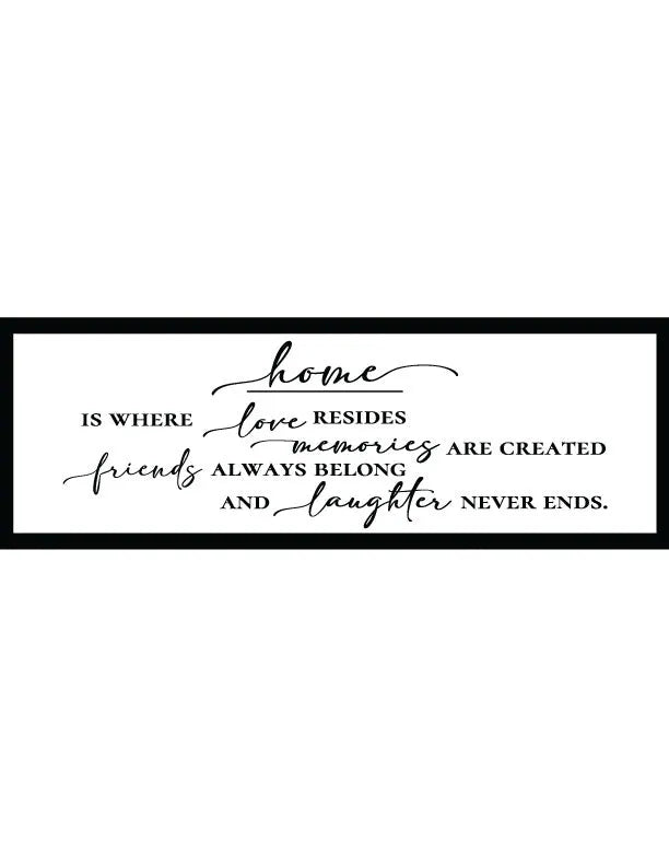 Home Memories Modern Wall Decor - iCustomLabel