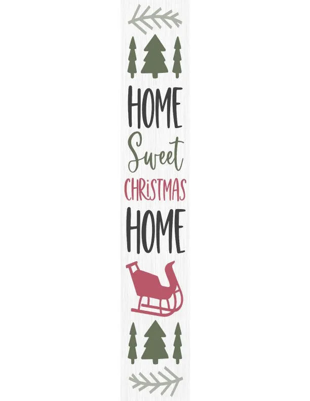 Home Sweet Christmas Porch Sign - iCustomLabel