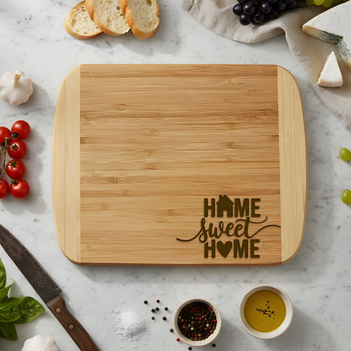 Home Sweet Home Bamboo Cutting Board