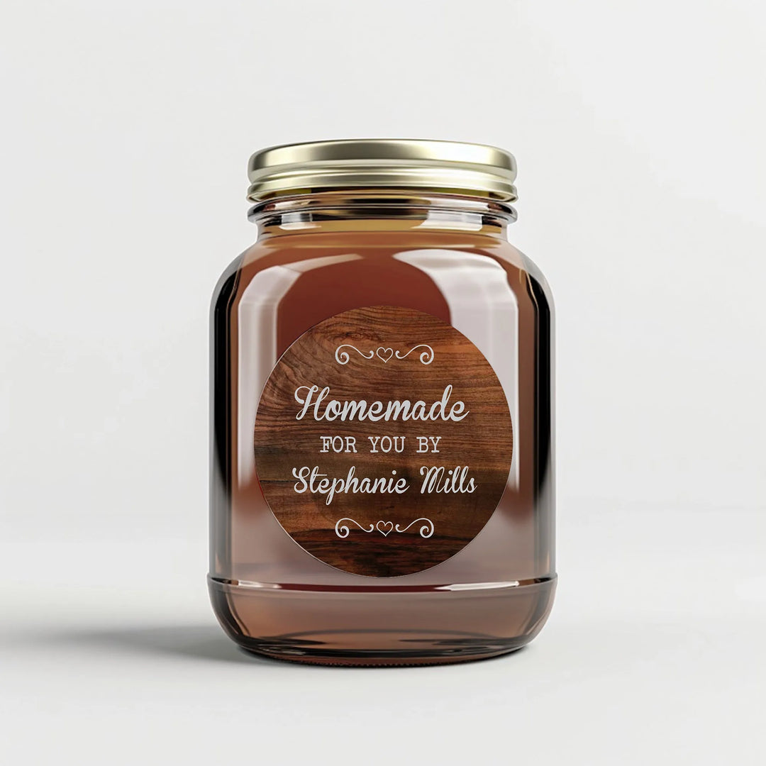 Homemade Wood Canning Labels - iCustomLabel