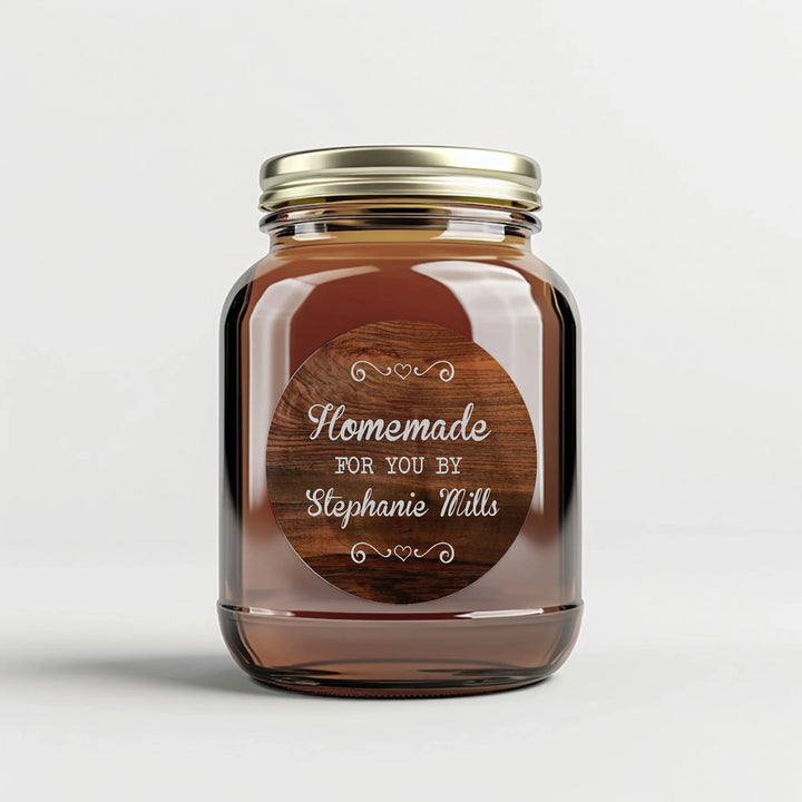 Homemade Wood Canning Labels - iCustomLabel