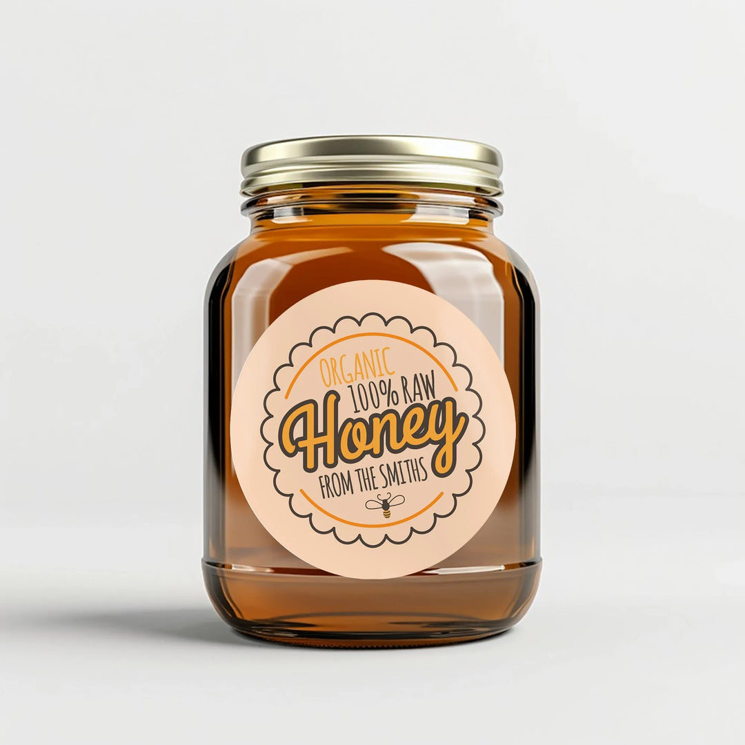 Honey Script Canning Labels - iCustomLabel