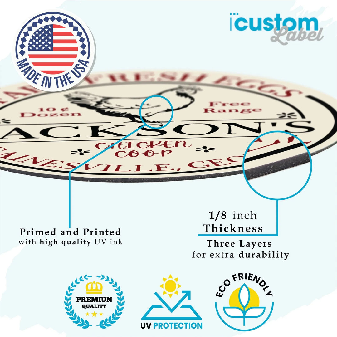 Dad's Bar & Grill Metal Sign - iCustomLabel