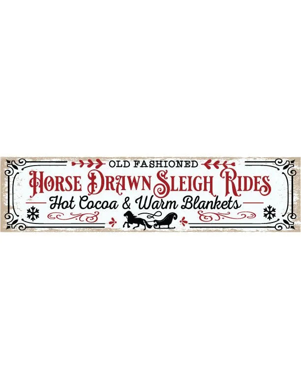 Horse Drawn Christmas Wall Decor - iCustomLabel