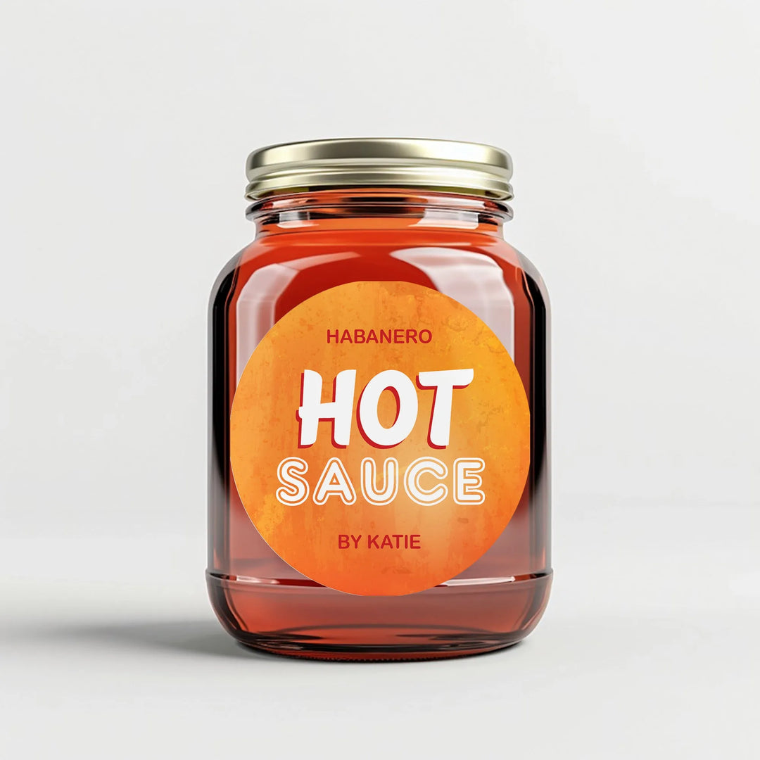 Hot Sauce Canning Labels - iCustomLabel