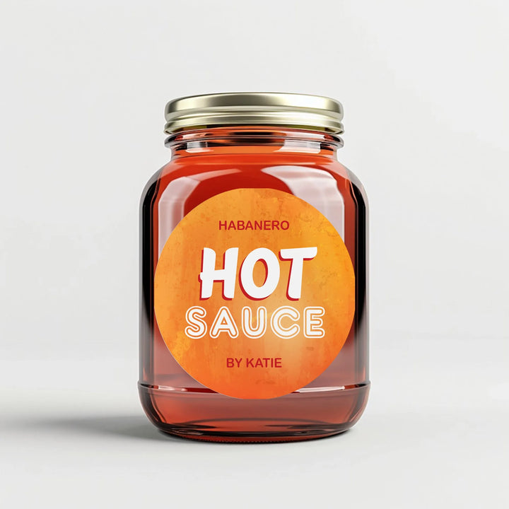 Hot Sauce Canning Labels - iCustomLabel