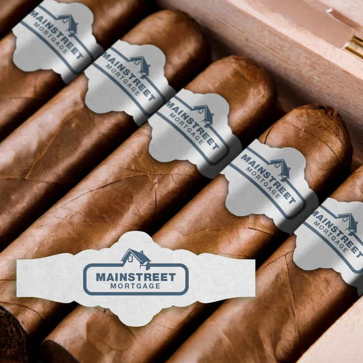 House Logo Paper Business Cigar Bands - iCustomLabel