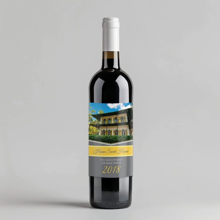House Warming Wine Label - iCustomLabel