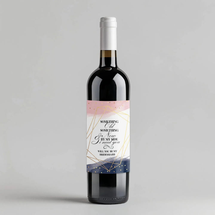 I Need You Bridesmaid Wine Label - iCustomLabel