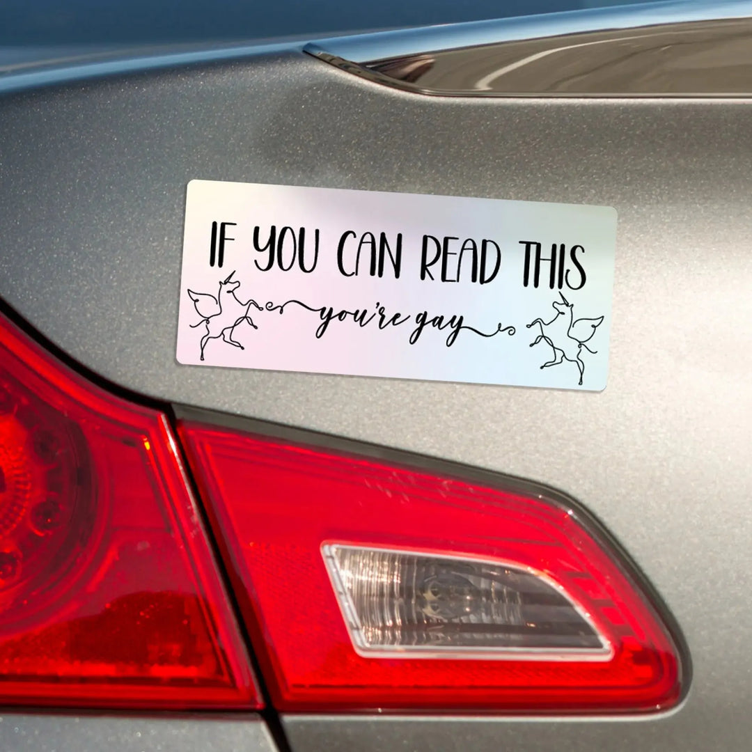 If You Can Read This Magnet Bumper Sticker - iCustomLabel