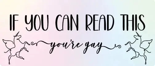 If You Can Read This Magnet Bumper Sticker - iCustomLabel