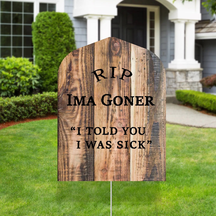IMA Goner Halloween Gravestone - iCustomLabel