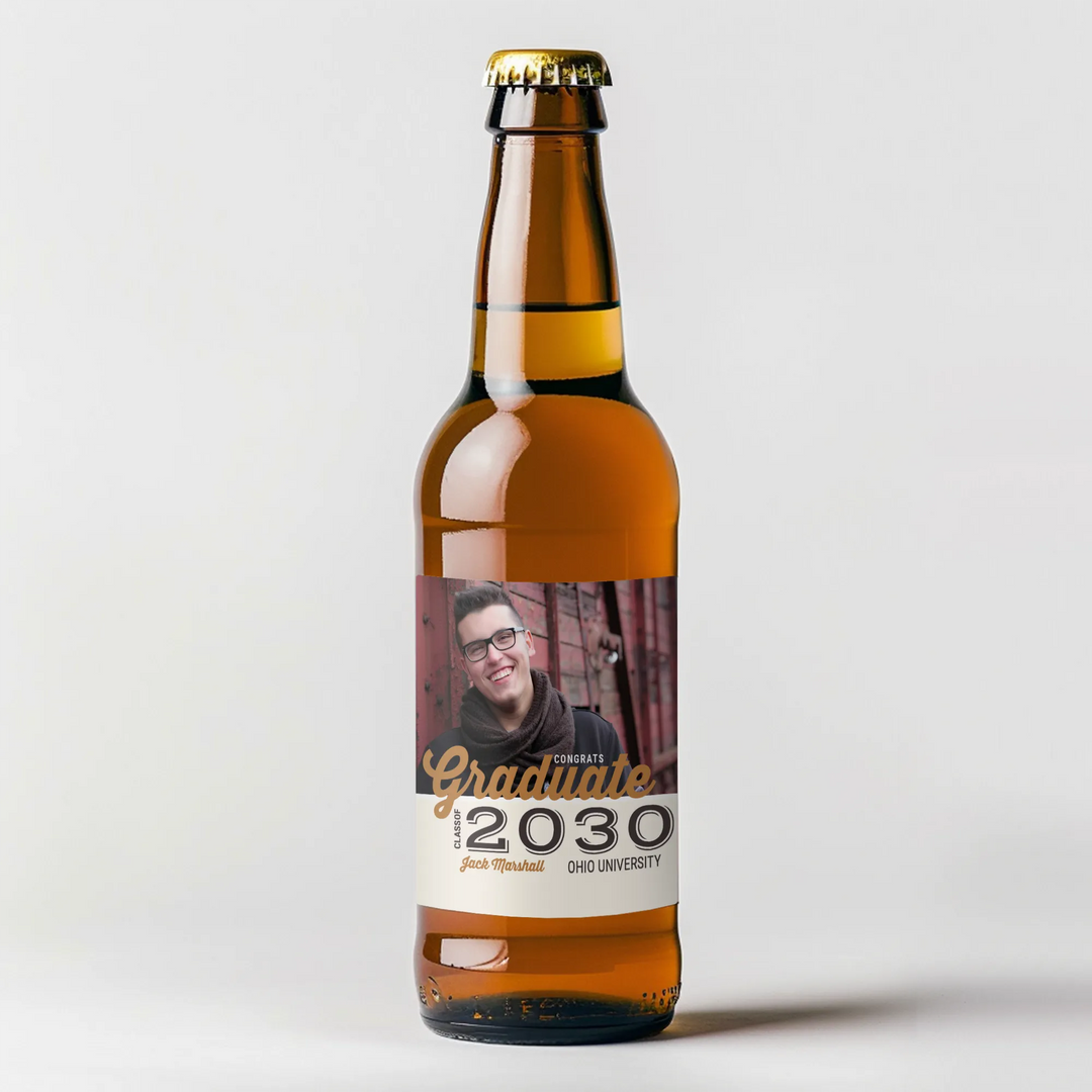 Indie Graduation Beer Label - iCustomLabel