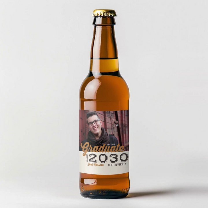 Indie Graduation Beer Label - iCustomLabel